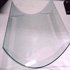 中国10毫米透明热弯玻璃，10毫米弯曲玻璃出售工厂