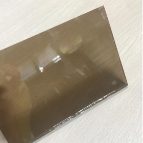 中国中国供应商5.5毫米欧青铜色着色反射浮法玻璃价格工厂
