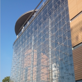 中国定制的抗冲击安全夹层玻璃幕墙立面中国供应商工厂2022年世界杯足球联赛